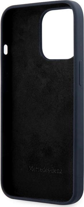 Produktbild Mercedes Benz Hülle iPhone 13 Pro Max - Hardcase Schutzhülle blau Soft Touch No.344 (Apple iPhone 13 Pro Max)