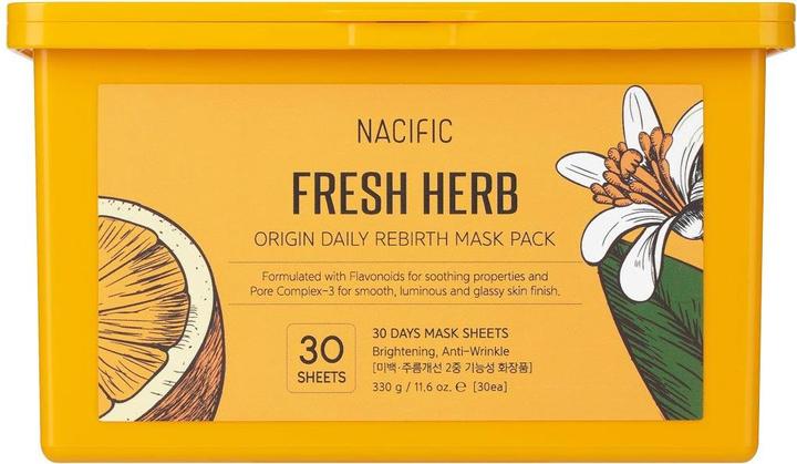 Actual product image Nacific Fresh Herb origin Daily Mask Pack
