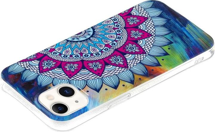 Produktbild Ueli Express iPhone 15 Leuchtende Glow Gummi Schutzhülle Mandala Gross (Apple iPhone 15)