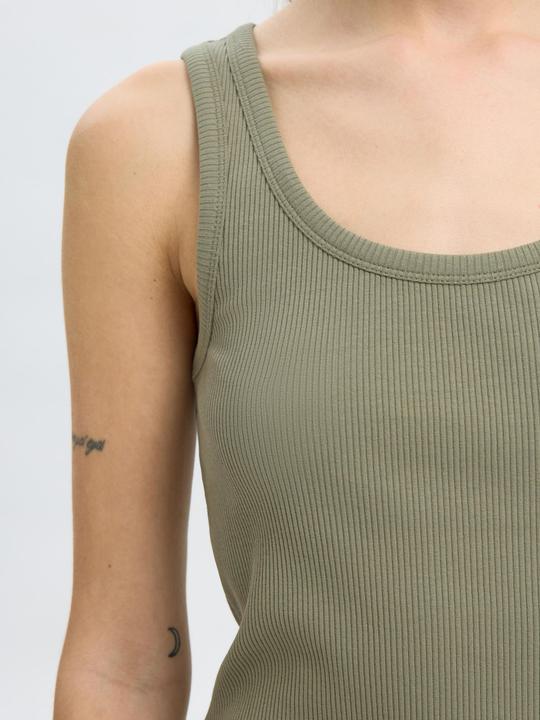 Produktbild Selected Femme Rippmuster Baumwoll Tanktop (M)