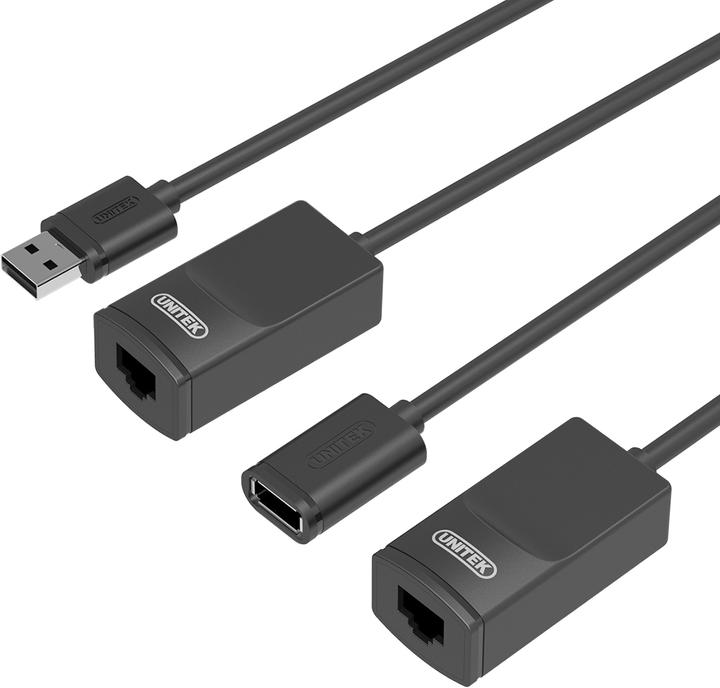 Actual product image Unitek USB1.1 EXTENSION OVER RJ45, Y-UE01001 (CAT6, 60 m)