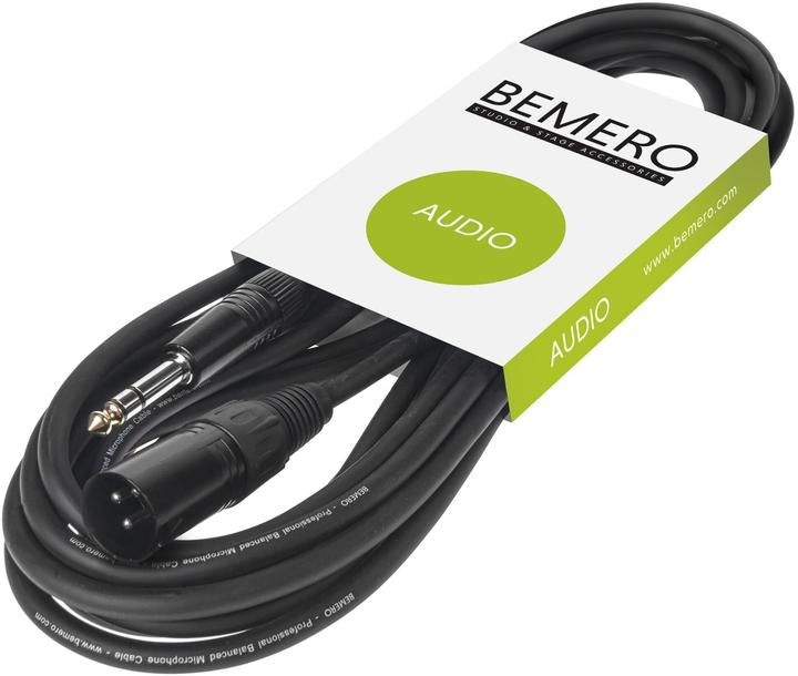 Immagine prodotto Bemero XLRm - 6.3 Klinken (3 m, Jack 6,3 mm, XLR)