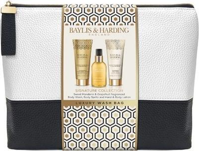 Baylis & Harding Körperpflege-Geschenkset in Kosmetiktasche - Mandarine und Grapefruit, 3 Stück (Körperpflegeset)