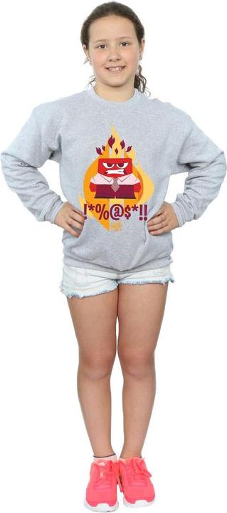 Actual product image Disney Girls Inside Out Fired Up Sweatshirt (140, 146)