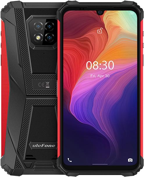 Produktbild Ulefone Armor 8 Pro (128 GB, Schwarz, Rot, 6.10", Hybrid Dual SIM, 16 Mpx, 4G)
