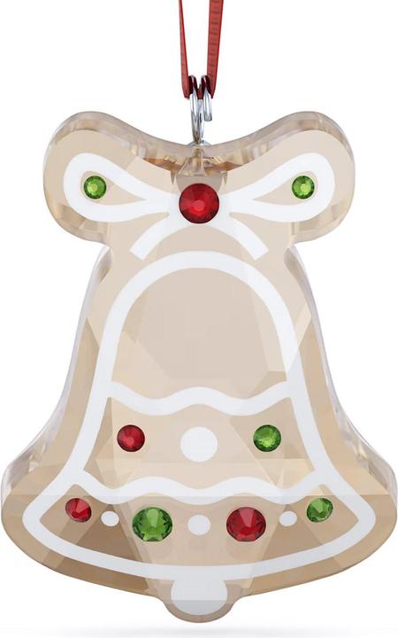 Actual product image Swarovski Holiday Cheers Gingerbread Bell Ornament