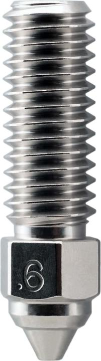 Actual product image MicroSwiss Micro Swiss Brass Plated Wear Resistant Nozzle for Creality K1, K1 Max, CR-M4 (Blast pipe, Accessories)