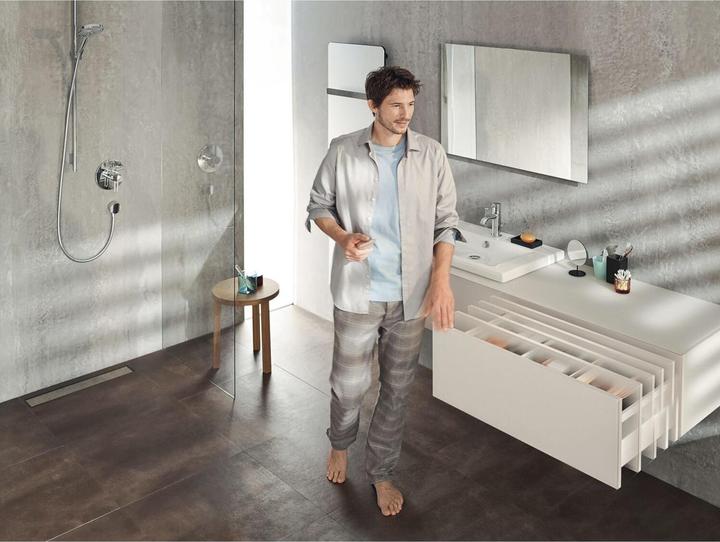 Produktbild Vasalat BLUM Schubladenschienen TANDEM-Höhe 115 m. Reling 227mm 20kg, NL270 weiss KB600mm