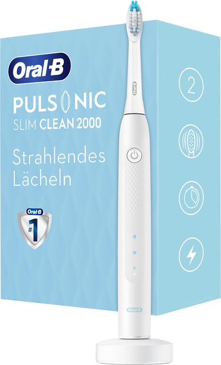 Oral-B Brosse à dents pour adultes Pulsonic Slim Clean 2000 (Brosse à dents sonique)