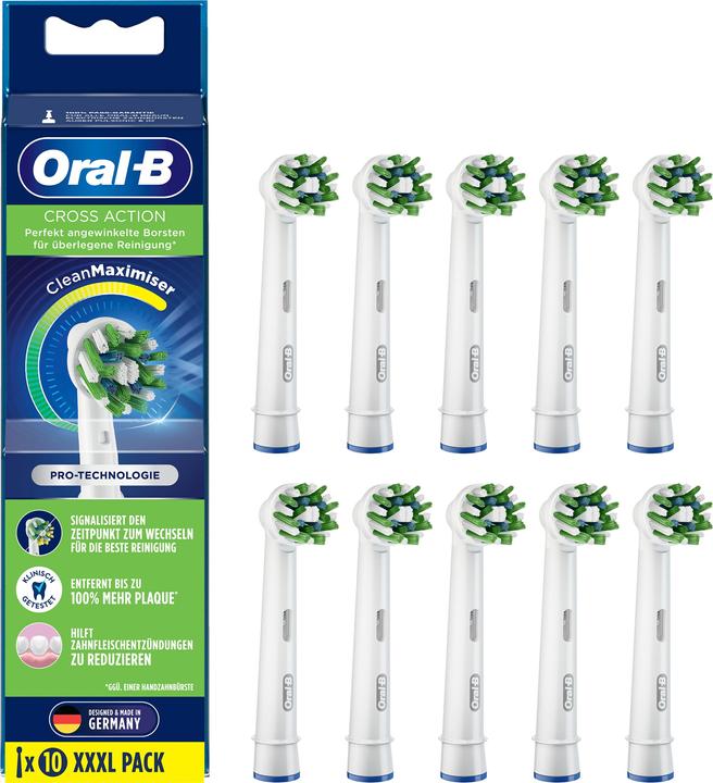 Immagine prodotto Oral-B Testine dello spazzolino elettrico CrossAction con tecnologia CleanMaximiser (10 x)