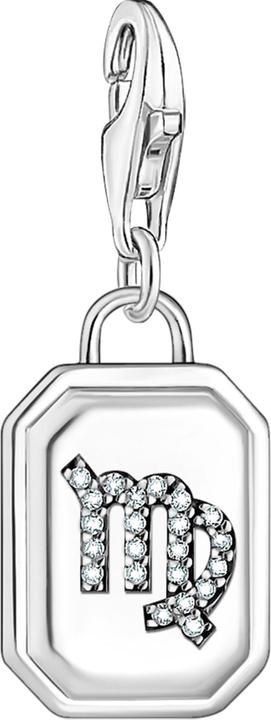 Thomas Sabo Charm-Anhänger Sternzeichen Jungfrau mit Steinen Silber (925er Silber)