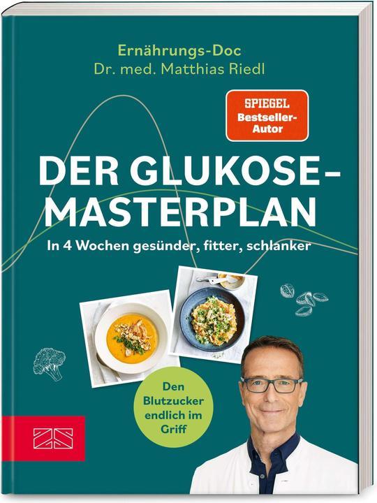 Actual product image Der Glukose-Masterplan (German, Matthias Riedl, 2024)