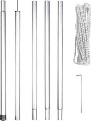 Image du produit Perel Jeu de perches pour les voiles solaires (2,5 x 250 cm)