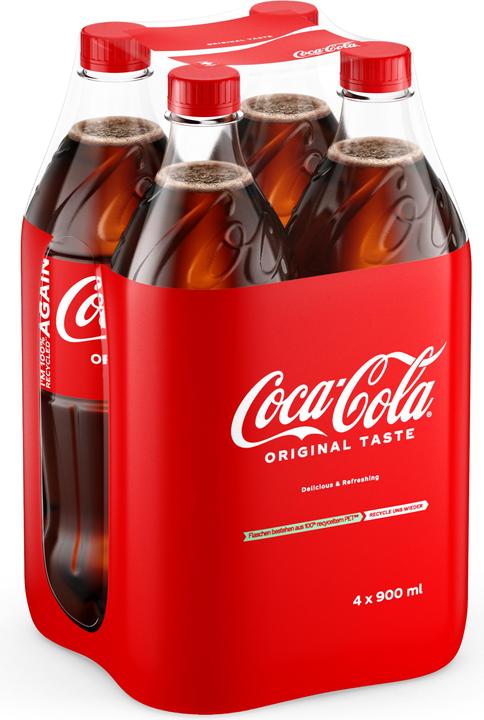 Actual product image Coca Cola Original button (4 x 90 cl)