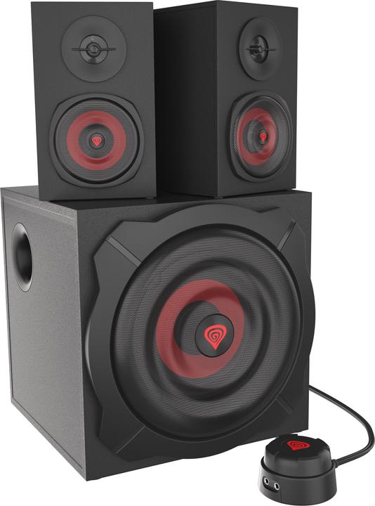 Actual product image Genesis Helium 610BT Computer Speakers, Wired, Bluetooth, Black