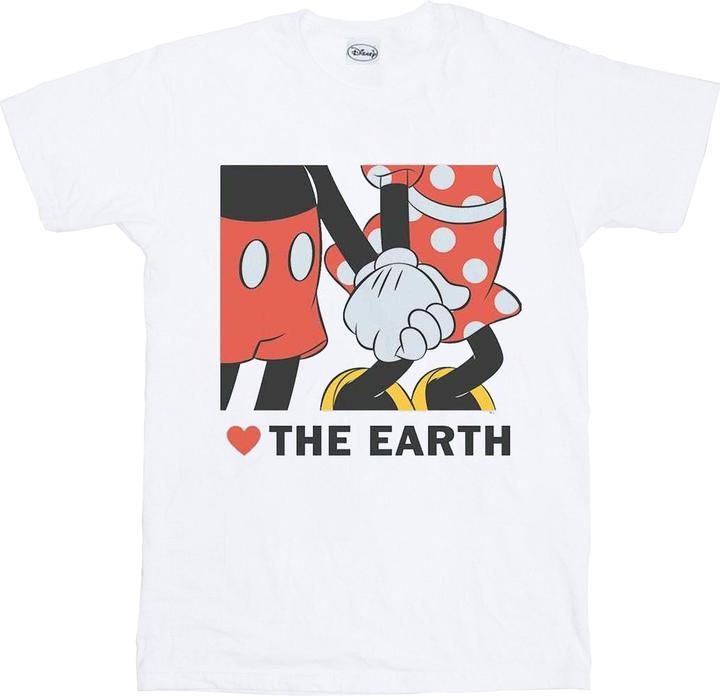 Image du produit Disney - T-shirt MICKEY MOUSE HEART THE EARTH - Femme (3XL)