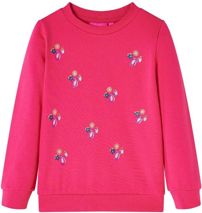 Produktbild VidaXL Kinder-Sweatshirt Knallrosa 92,Material: 95 % Baumwolle. 5 (92)