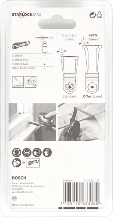 Produktbild Bosch Professional Zubehör HCS Tauchsägeblatt MAIZ 32 EPC Wood, 80 x 32 mm, 1er-Pack