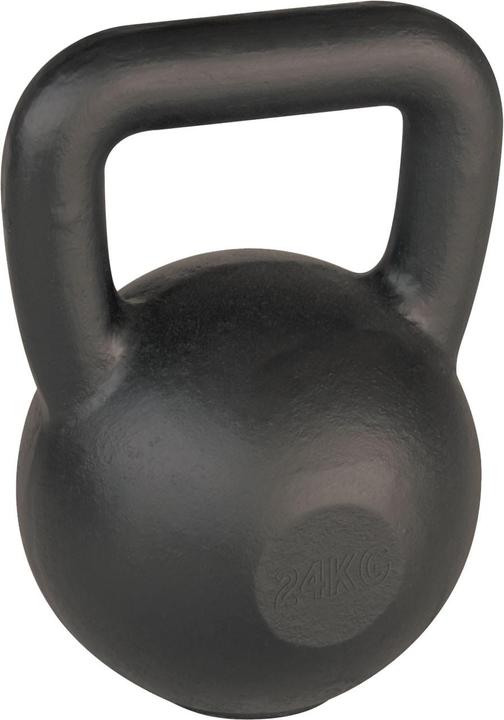 Immagine prodotto Tunturi Gusseisen Kettlebell mit Gummi Boden (1 x 24 kg)
