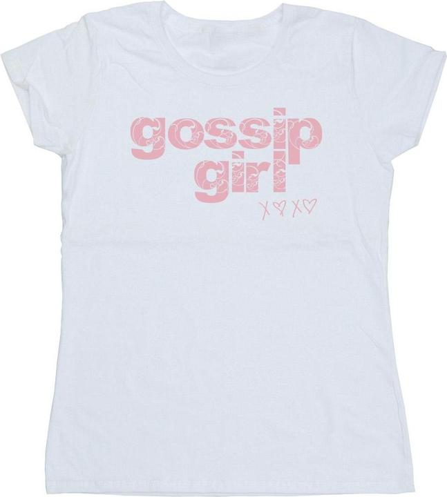 Actual product image Gossip Girl Womens/Ladies Swirl Logo Cotton T-Shirt (L)