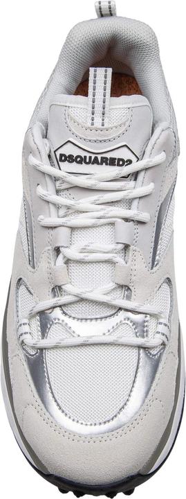Produktbild Dsquared2 bubble sneakers in leather and technical fabric color white/silver (42)