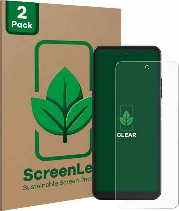 Actual product image ScreenLeaf Protective film sustainable screen protector screen protector film clear transparent (2 Piece, Hotwav Note 12)