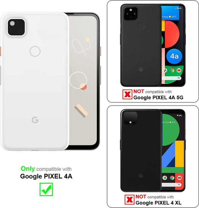 Actual product image Cadorabo Book Smart View Mirror Cover (Google Pixel 4a)