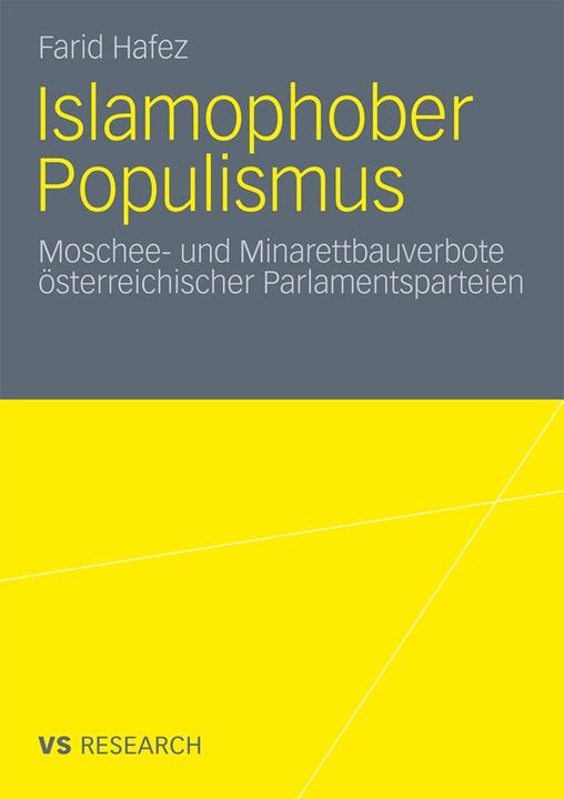 Produktbild Islamophober Populismus (Farid Hafez, 2010)