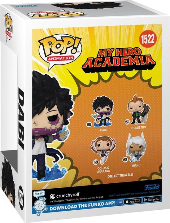 Produktbild Funko MY HERO ACADEMIA - POP Animation N° 1522 - Dabi (Flammes)