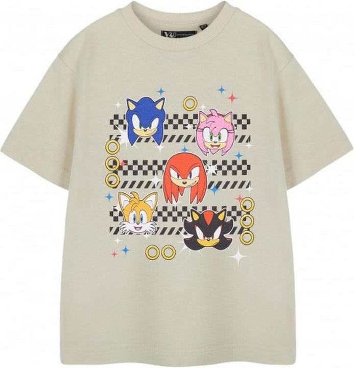 Produktbild Sonic The Hedgehog Group Faces TShirt Jungen kurzärmlig (158, 164)