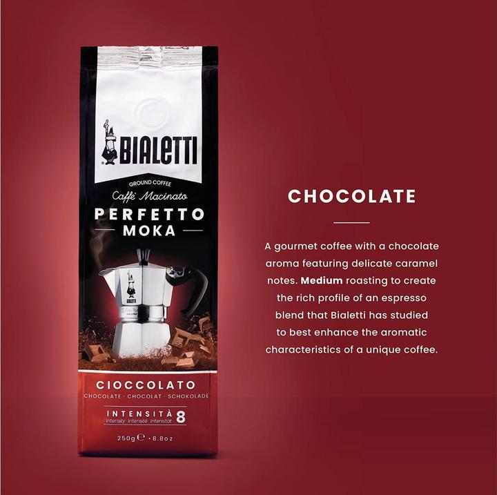 Image du produit Bialetti Perfetto Moka (Torréfaction moyenne, 250 g)
