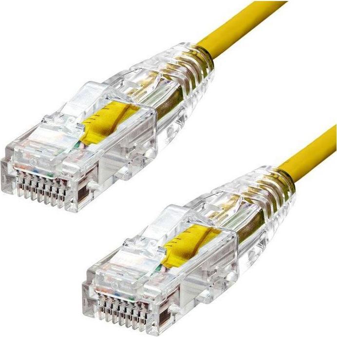 ProXtend Slim U/UTP CAT6 LSZH AWG 28 Jaune 3M (U/UTP, CAT6, 3 m)