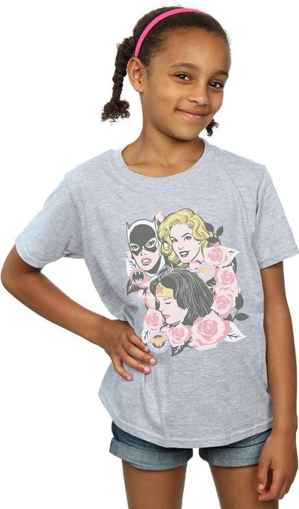 Image du produit - T-shirt SUPER POWERS FLORAL FRAME - Fille (128)