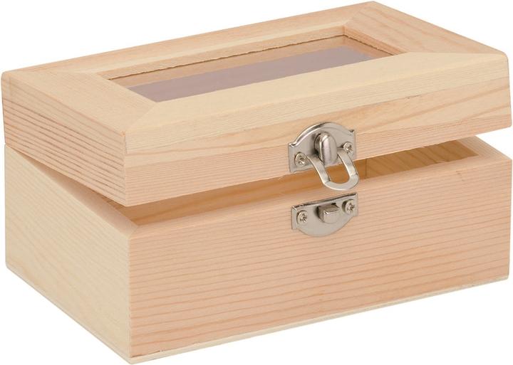Immagine prodotto Glorex Scatola di legno w. Vetro acrilico 12x8x6cm pino FSC NZ