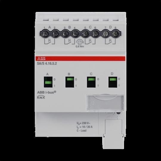 Immagine prodotto ABB Attuatore interruttore 4gang, 16A, carico C SA/S4.16.5.2 (Attuatore dell'interruttore)