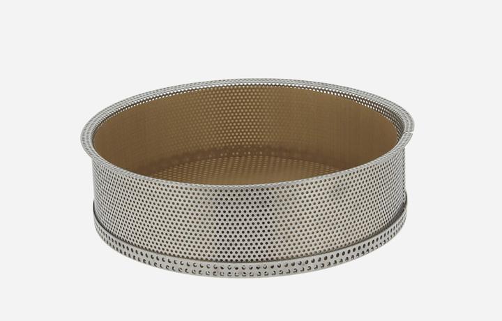 Image du produit de Buyer Moule à Cake En Acier Inox Perforé Abn. Fond 24x6.5 (25.50 cm)