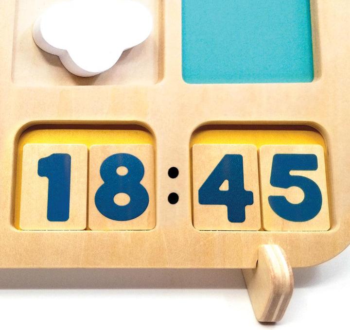 Actual product image Svoora Montessori wooden learning clock