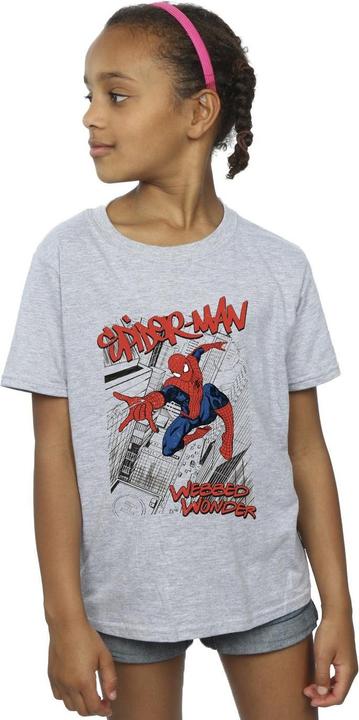Image du produit - T-shirt SPIDER-MAN SKETCH CITY - Fille (104)