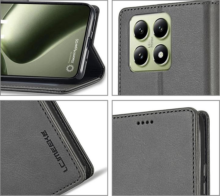 Actual product image LC.Imeeke Xiaomi 14T - Leather Case Cover (Xiaomi 14T)