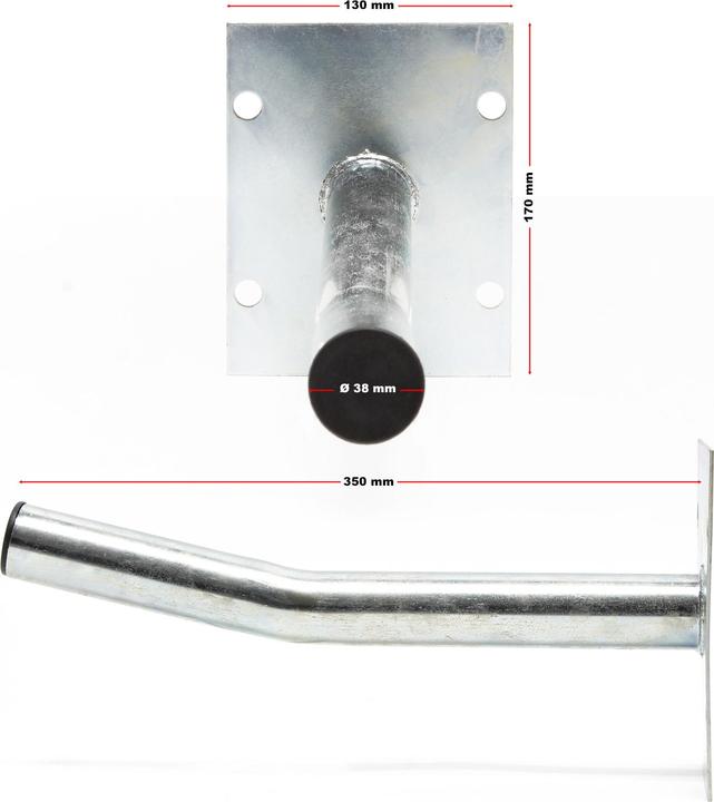 Actual product image Wiltec 4x car tyre wall holder
