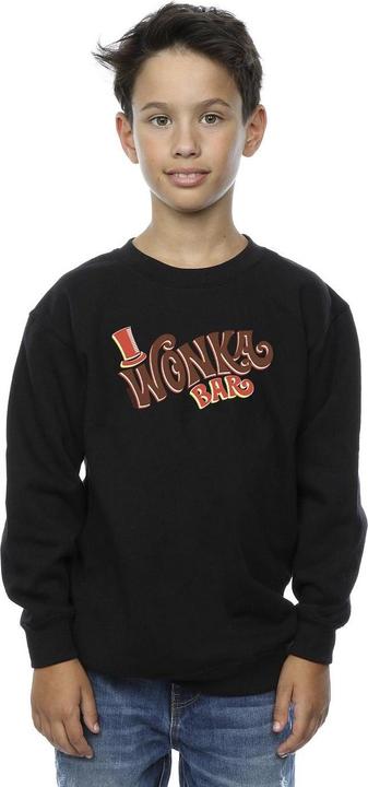 Immagine prodotto Willy Wonka & the Chocolate Factory Bar Logo Felpa Ragazzi (140, 146)