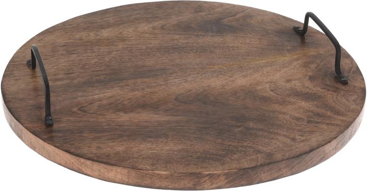 Actual product image Natura Punto Mango wood round cutting board