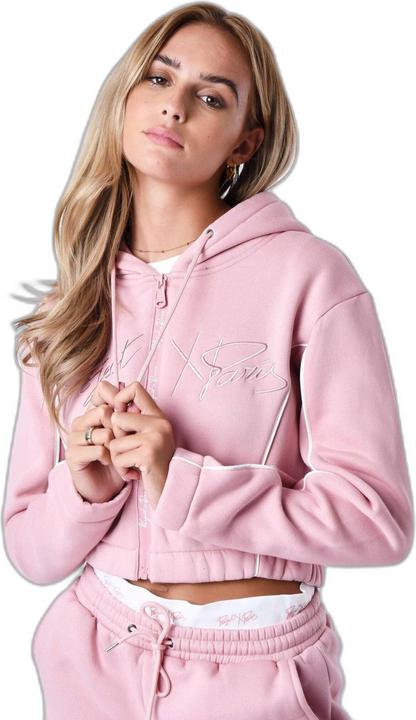 Produktbild Project X Paris sweatshirt kapuzenpuover mit reissverschuss und eastischem band, damen (L)