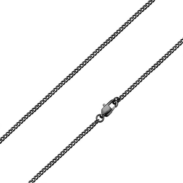 Actual product image True Rebels Men's necklace stainless steel - 37340 (Stainless steel, 55 cm)