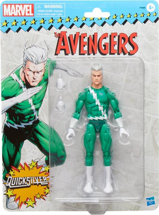 Produktbild Hasbro The Avengers Marvel Legends Retro Actionfigur Quicksilver 15 cm
