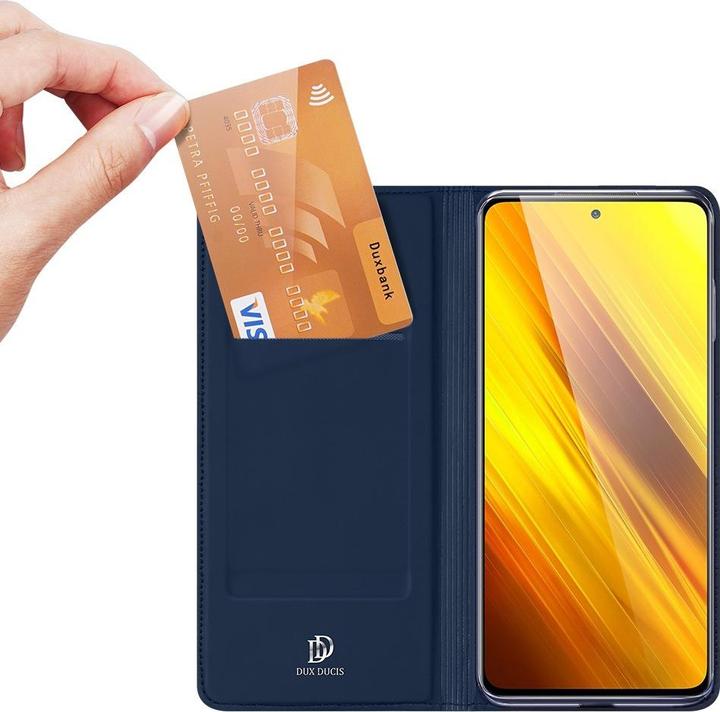 Produktbild Dux Ducis Xiaomi Poco X3 - Flip Folio Case dunkelblau (Xiaomi Poco X3 NFC)