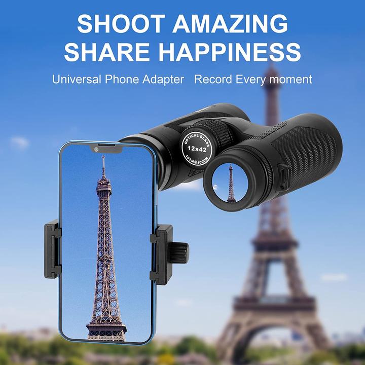 Image du produit Adasion Jumelles avec adaptateur pour téléphone portable & trépied