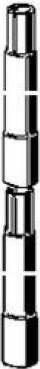 Actual product image Kathrein ZSA 46 Plug-in mast (Mirrors + antennas Mounting)