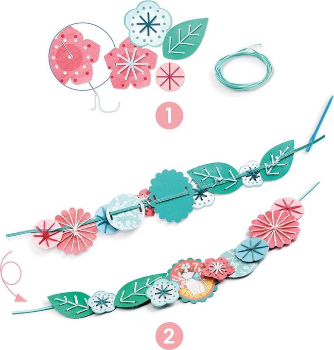 Actual product image Djeco DIY - Flora necklaces