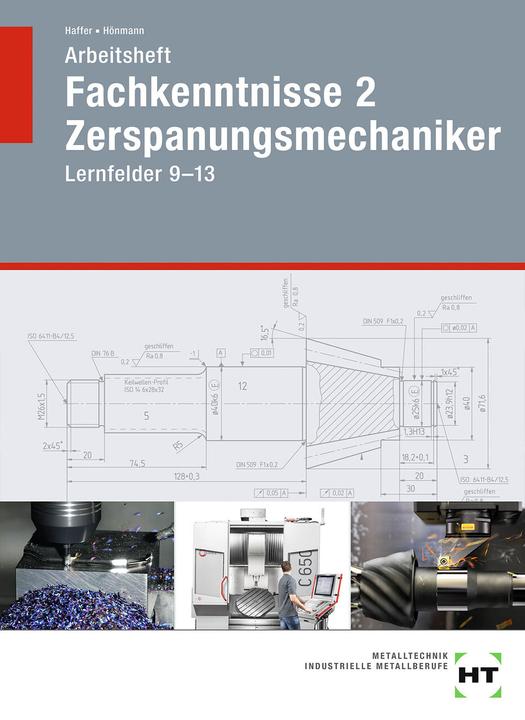 Actual product image Arbeitsheft Fachkenntnisse 2 Zerspanungsmechaniker (German, Pure pepper, 2020)